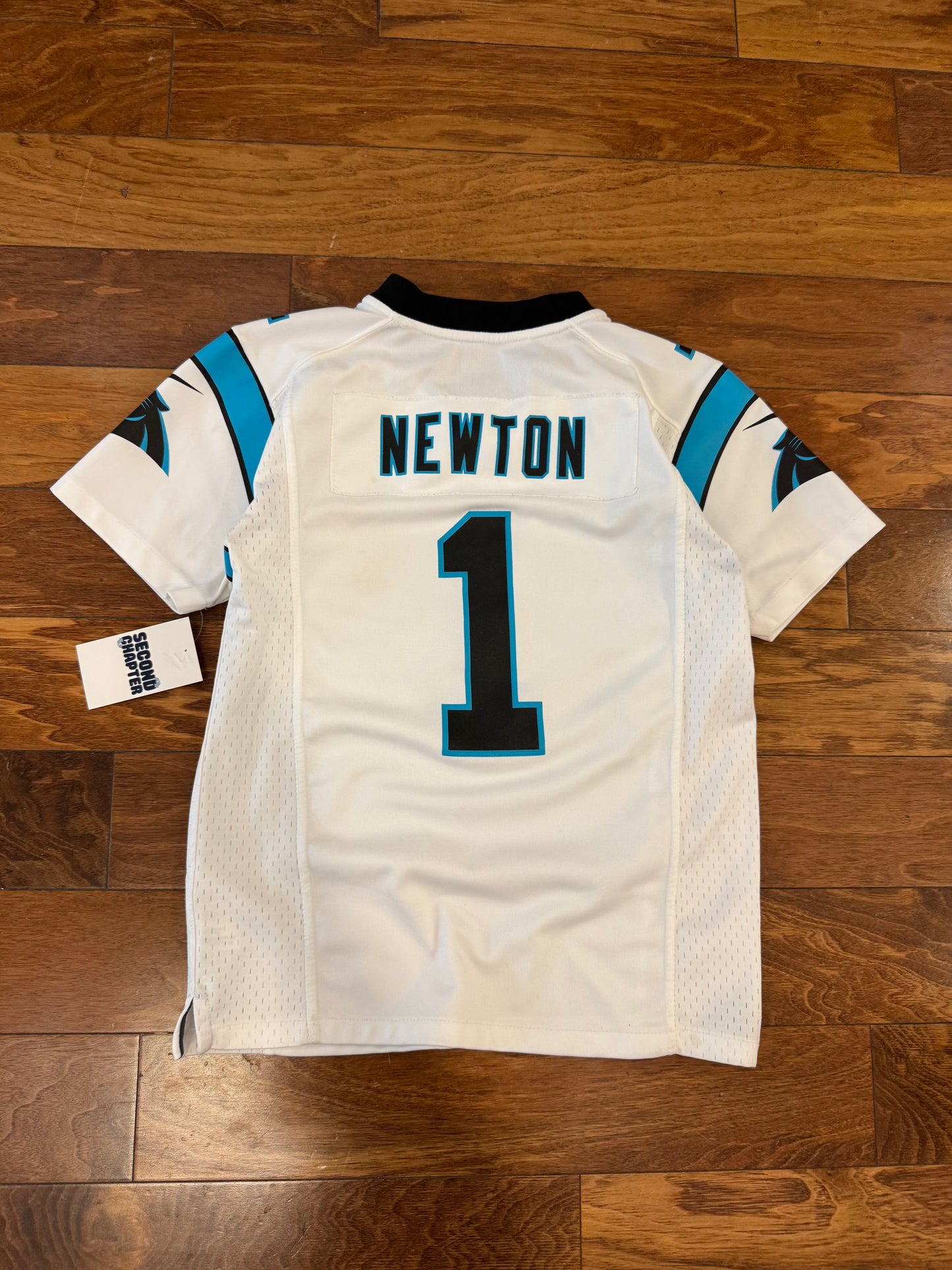 2012 Carolina Panthers Cam Newton Away Jersey (Youth M)