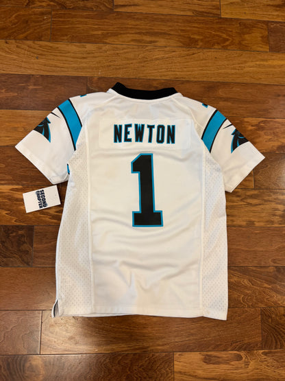 2012 Carolina Panthers Cam Newton Away Jersey (Youth M)