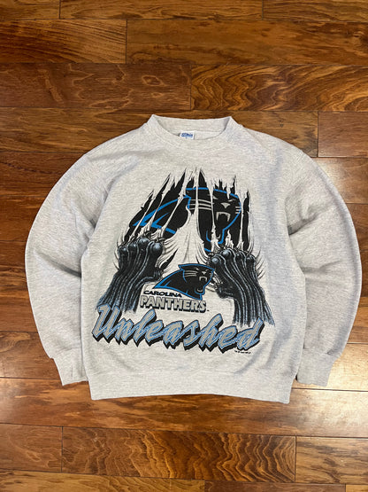 1993 Carolina Panthers Big Cat Scratch Crewneck (M)