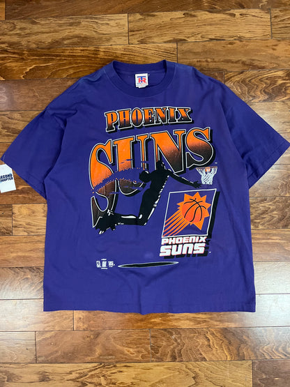 1995 Phoenix Suns Spell Out Vintage Graphic NBA Tee (XL)