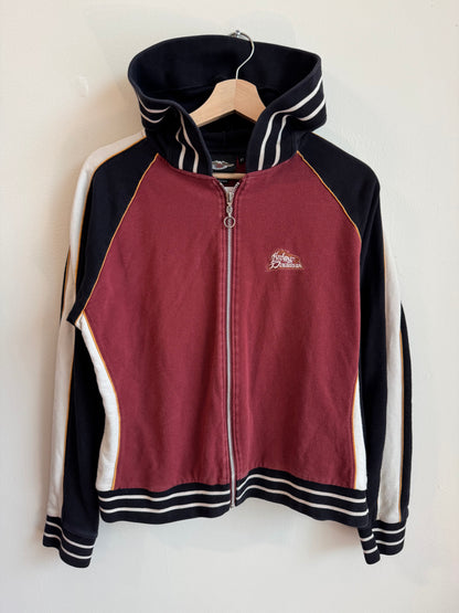 00s Harley Davidson Zip Up Hoodie (Women's XL)
