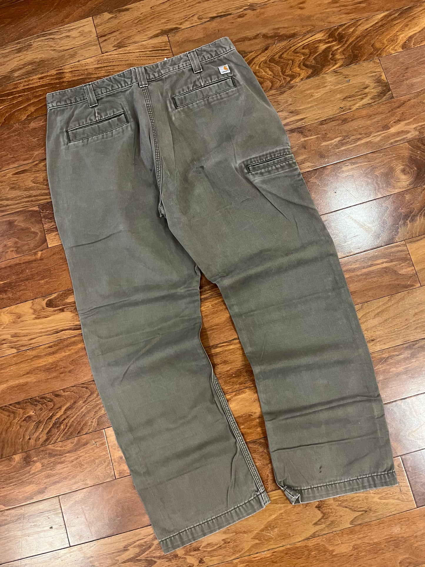 2014 Carhartt Brown Casual Workwear Pants (36x30)
