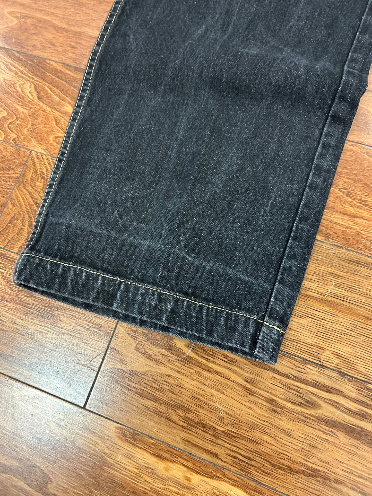 90s Phat Farm Baggy Carpenter Black Jeans (42 x 34)