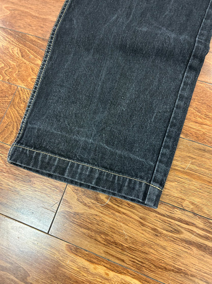 90s Phat Farm Baggy Carpenter Black Jeans (42 x 34)