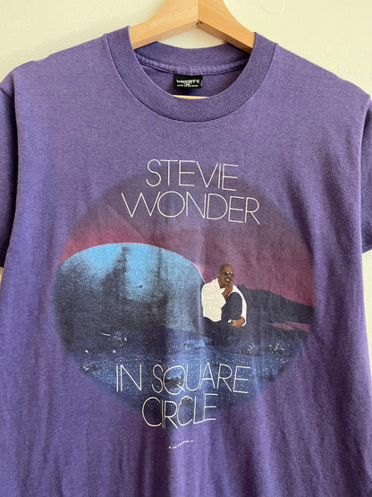 1986 Stevie Wonder In Square Circle Vintage Music Tee (M)