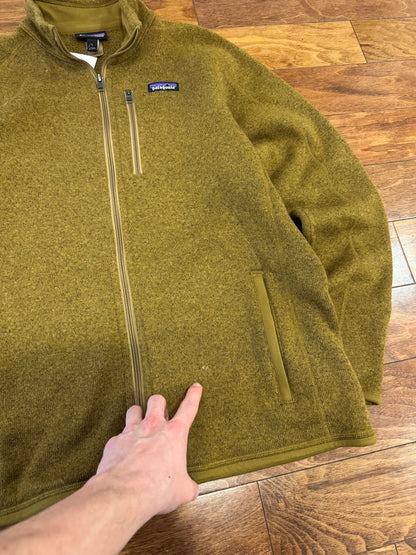 2010 Patagonia Better Sweater Desert Moss Full Zip Fleece (L)