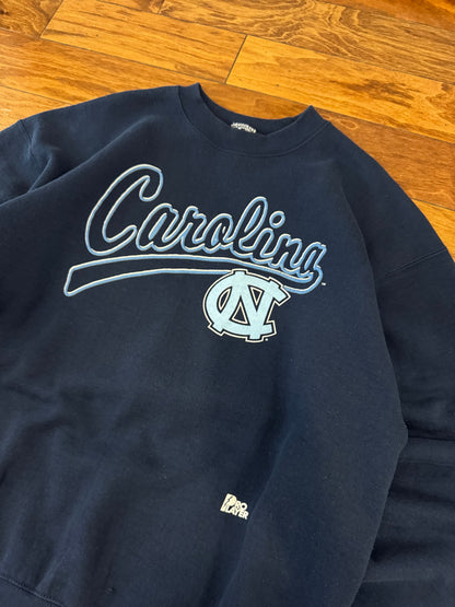 90s UNC Pro Player Navy Crewneck (XL)