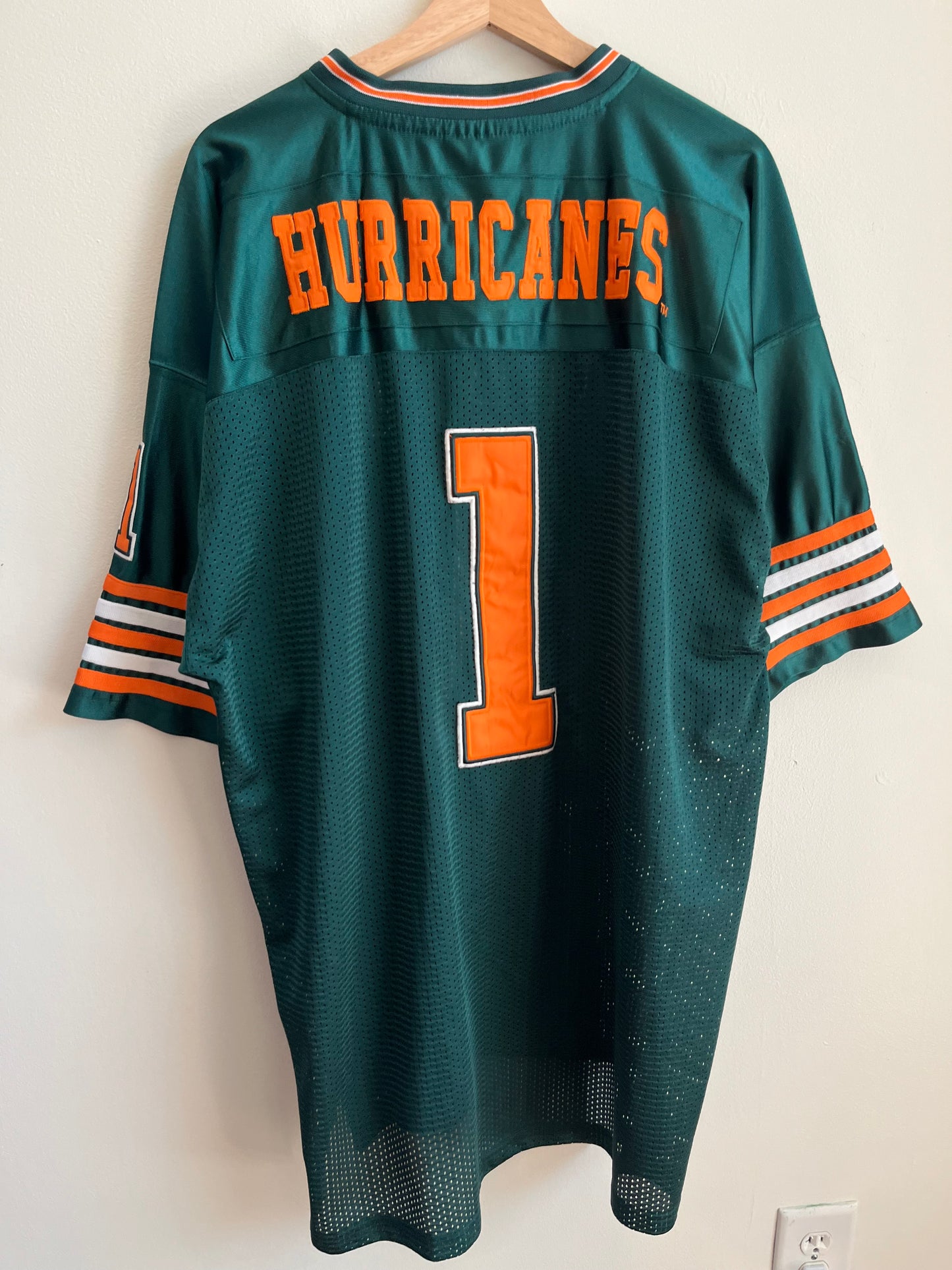 00s Miami Hurricanes Colosseum Stitched Jersey (XL)