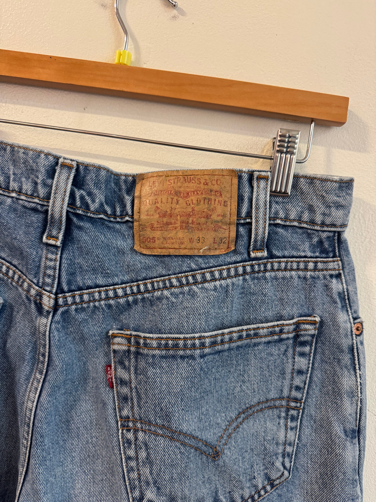 1998 Levi's 505 Blue Shorts (33)