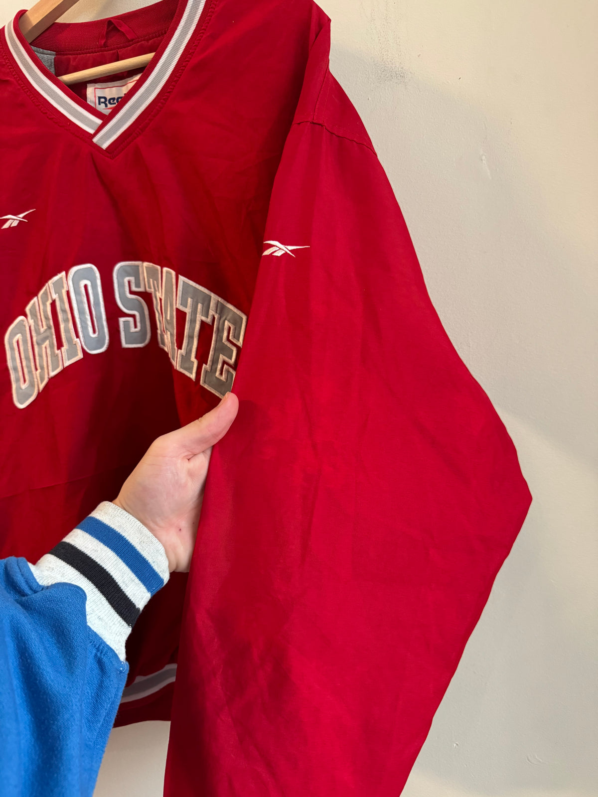 90s Ohio State Reebok Windbreaker (L)