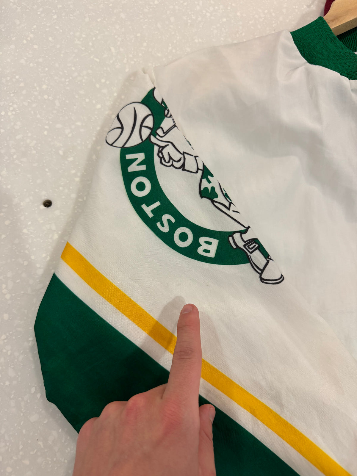 90s Larry Bird Boston Celtics Vintage Fanimation Jacket (M)
