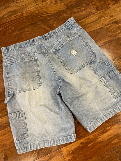 00s Faded Glory Light Wash Jean Shorts (38)