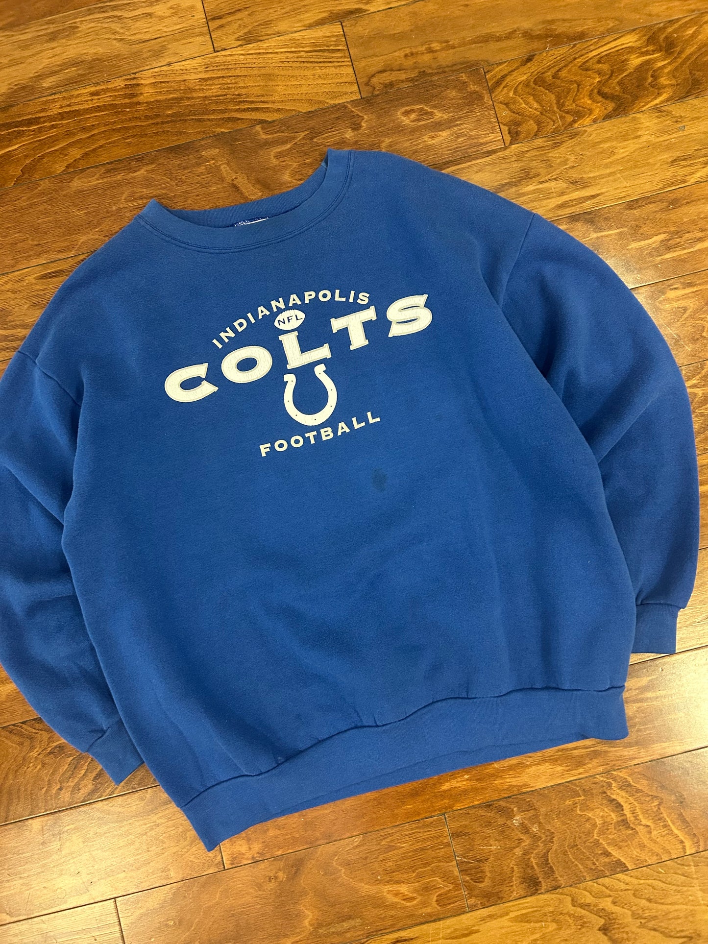 00s Indianapolis Colts Spell Out Crewneck (XL)
