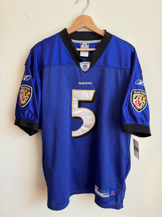 00s Baltimore Ravens Joe Flacco Stitched Jersey (L)