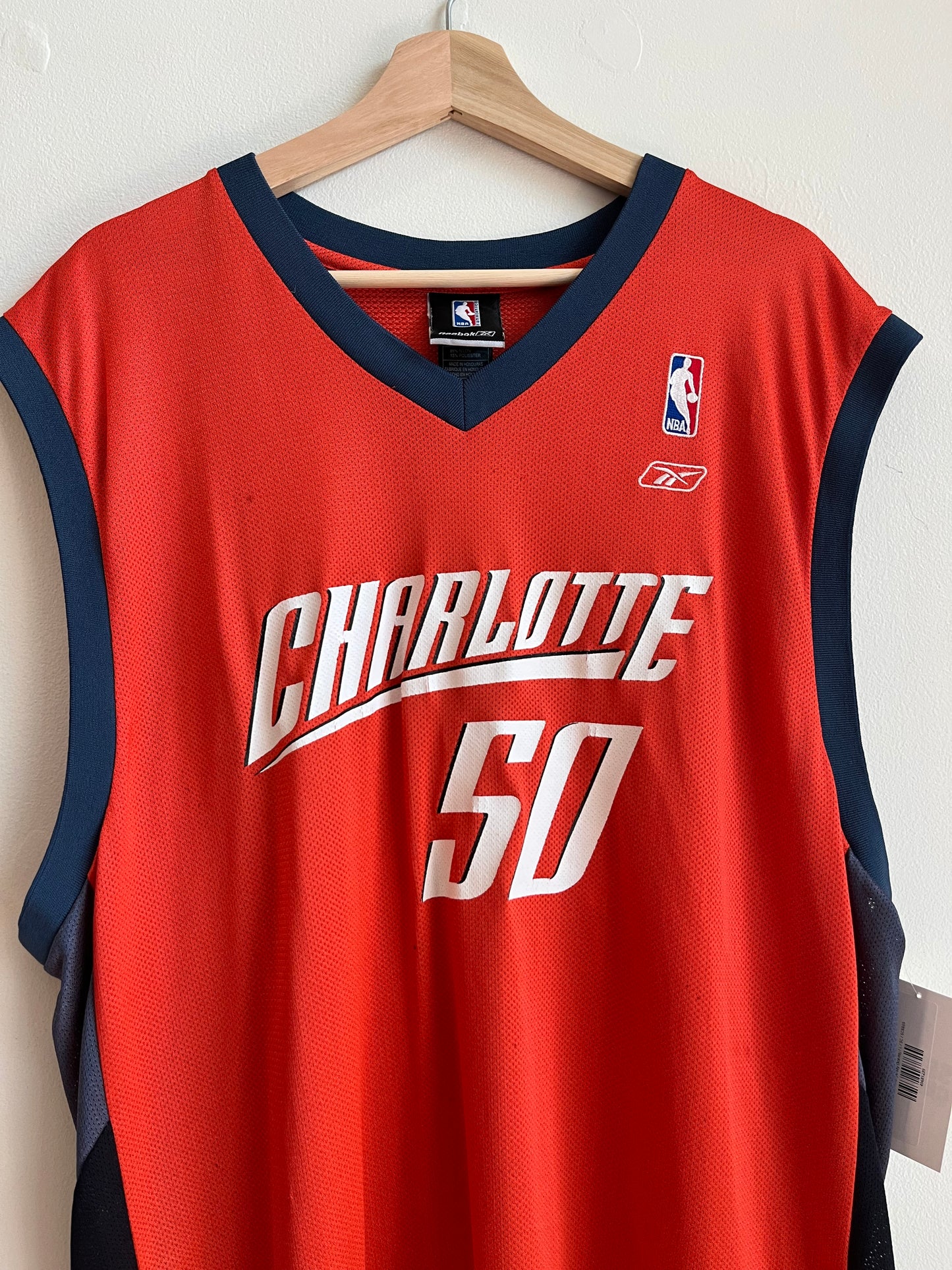 2000s Charlotte Bobcats Emeka Okafor Home NBA Jersey (L)