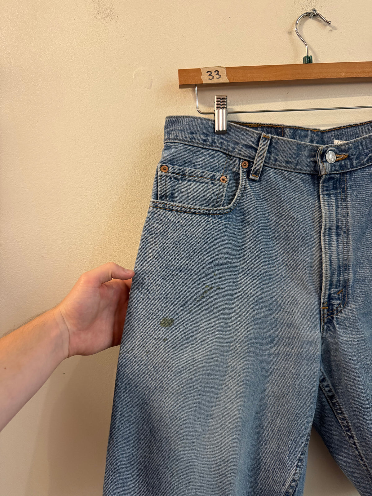 2001 Levi's 560 Mid Wash Shorts (34)
