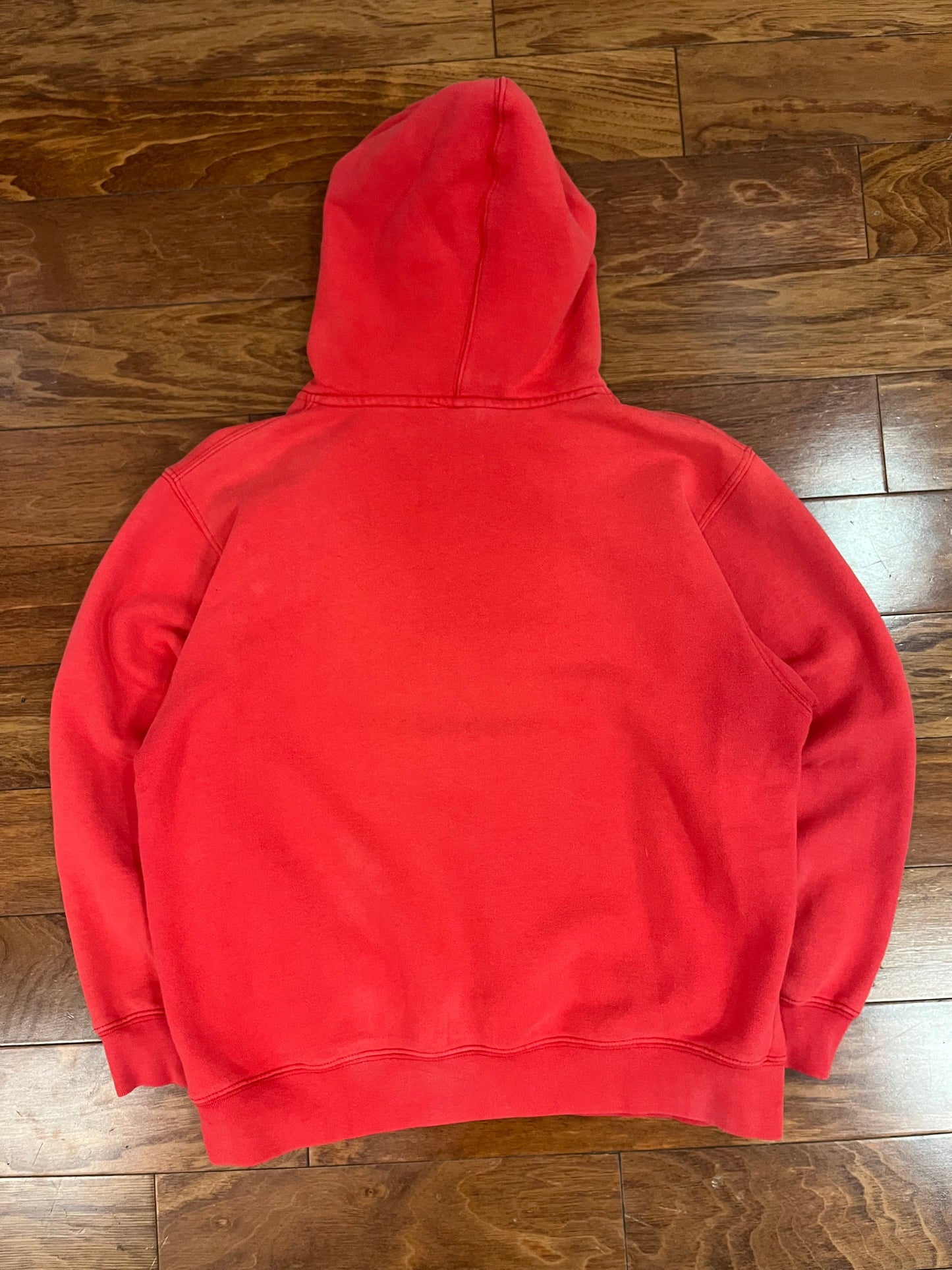 90s Stussy Skate Hip Hop Faded Red Hoodie (S)