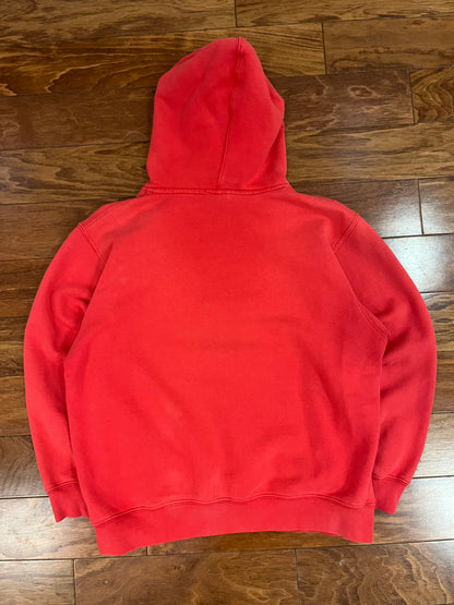 90s Stussy Skate Hip Hop Faded Red Hoodie (S)