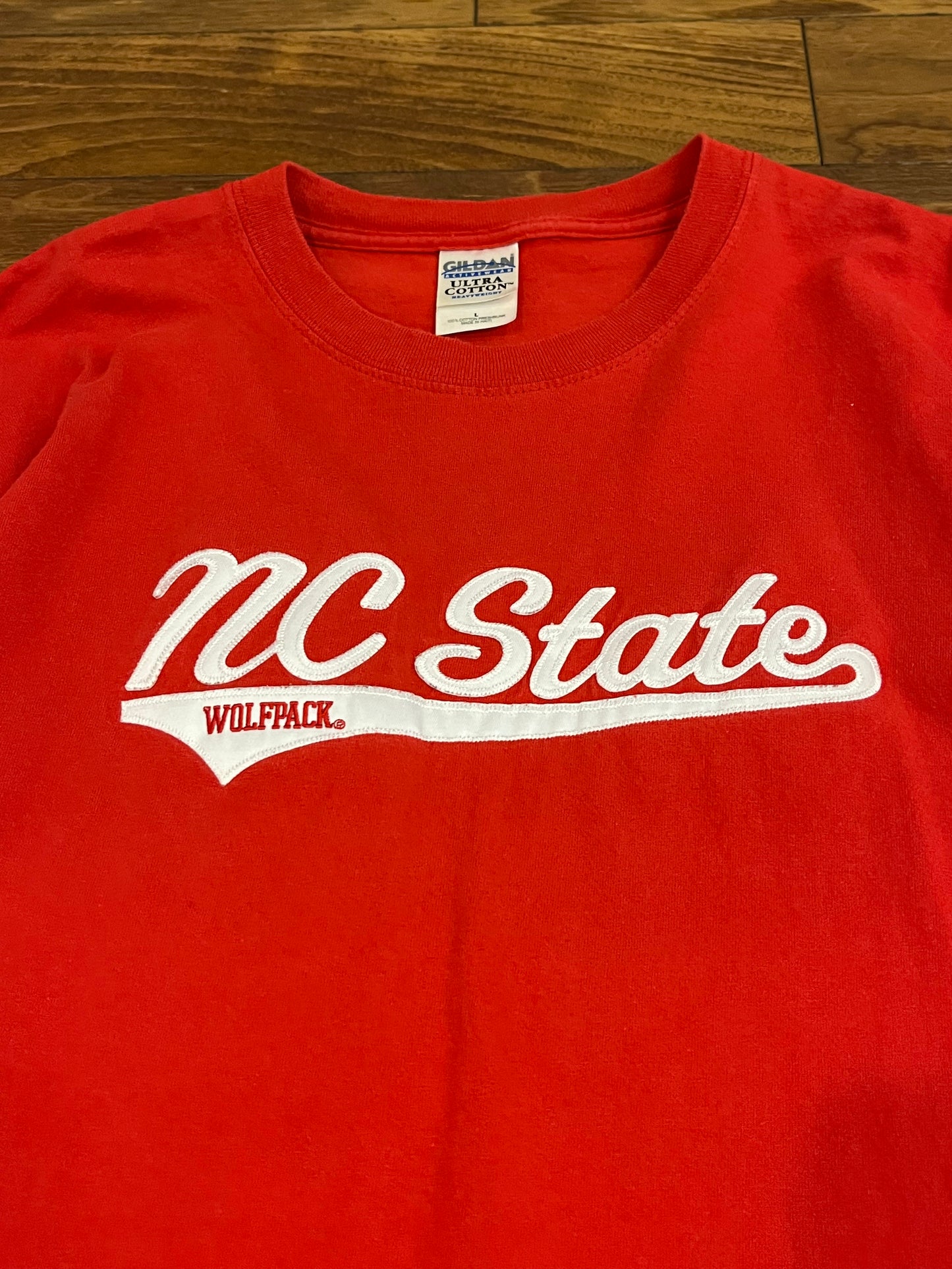 00s NC State Embroidered Tee (L)