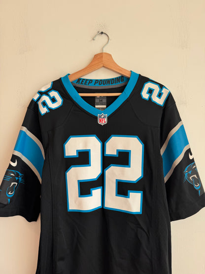 2010s Carolina Panthers Christian McCaffery Nike Home Jersey (M)