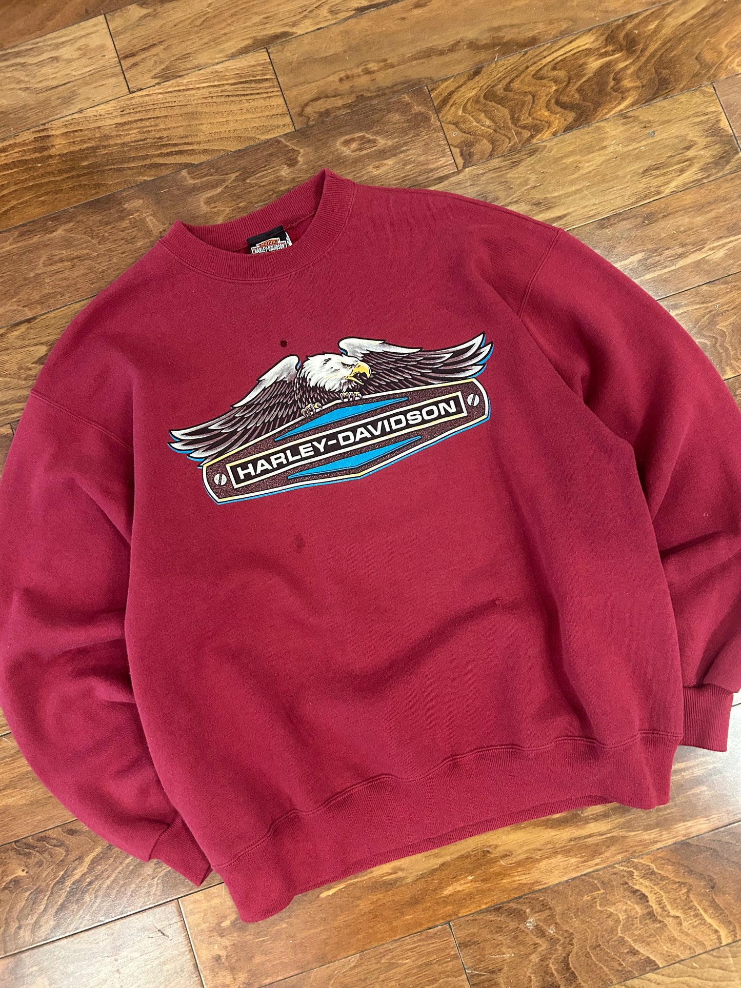 1994 Harley Davidson Denver Colorado Distressed Crewneck (XL)