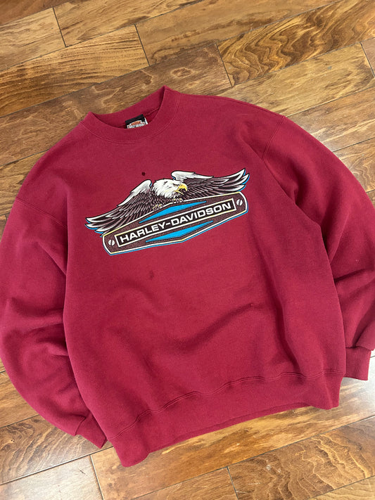 1994 Harley Davidson Denver Colorado Distressed Crewneck (XL)