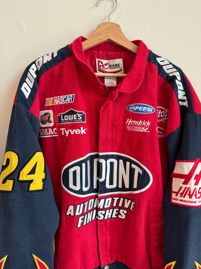00s Nascar Jeff Gordon Dupont Flames Chase Authentics Jacket (M)