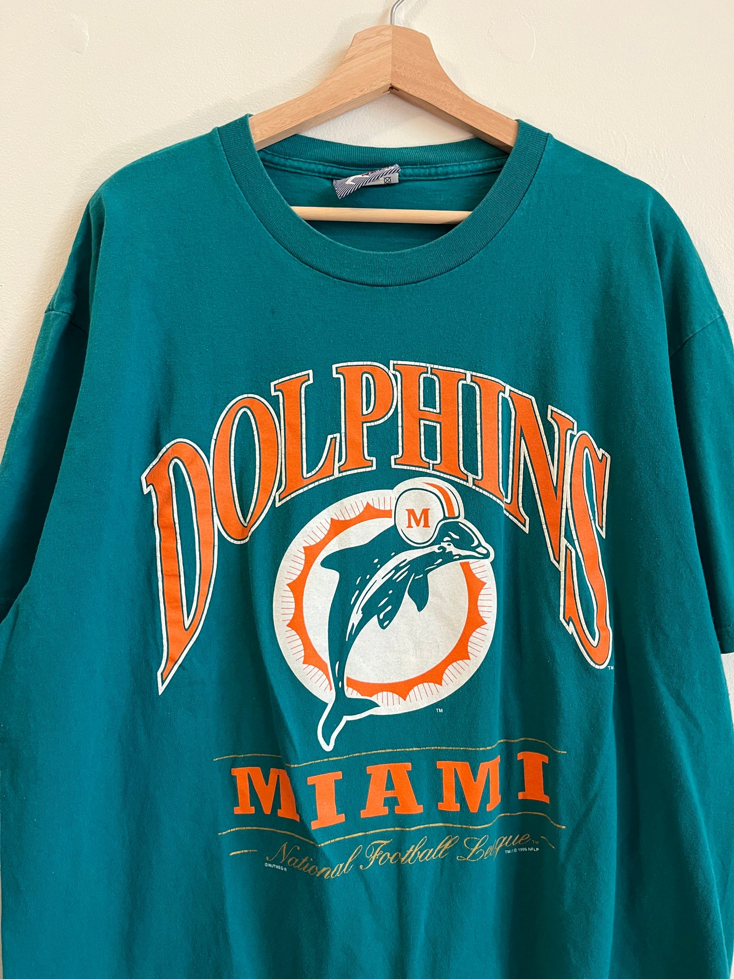 1996 Miami Dolphins Lee Sport Logo Tee (XL)