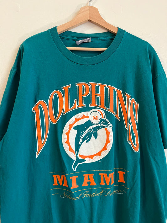 1996 Miami Dolphins Lee Sport Logo Tee (XL)
