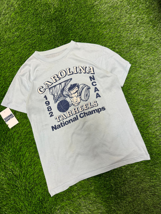 1982 University of North Carolina (UNC) Tar Heels NCAA Champs Tee (M)