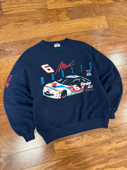 00s Mark Martin Graphic Nascar Crewneck (L)