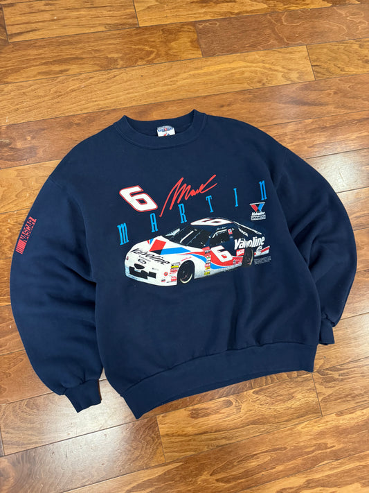 00s Mark Martin Graphic Nascar Crewneck (L)