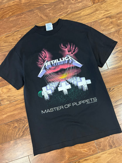 00s Metallica Master of Puppets Vintage Music Band Tee (M)
