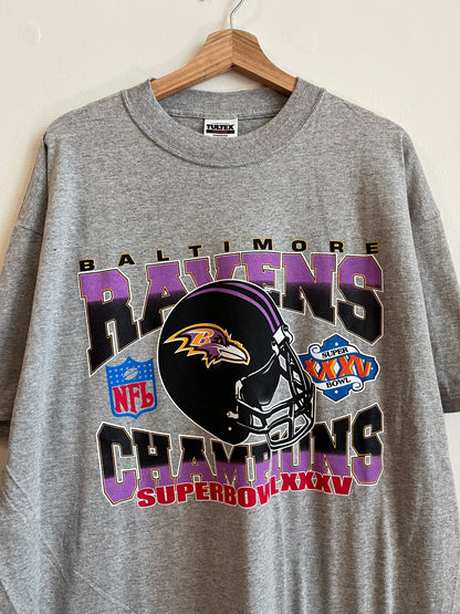 2001 Baltimore Ravens Super Bowl Champions Tee (XXL)