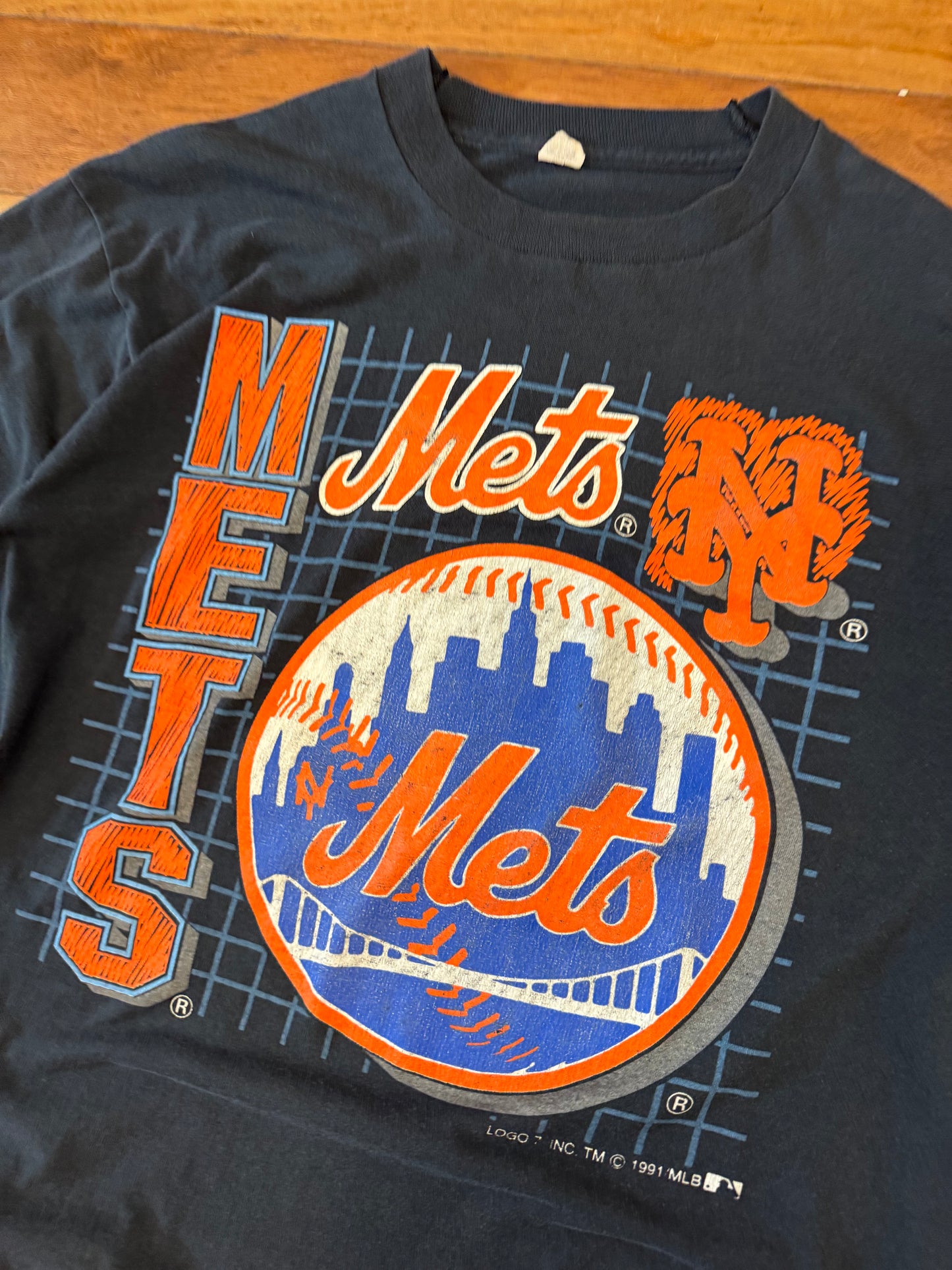 1991 New York Mets Graphic MLB Tee (L)