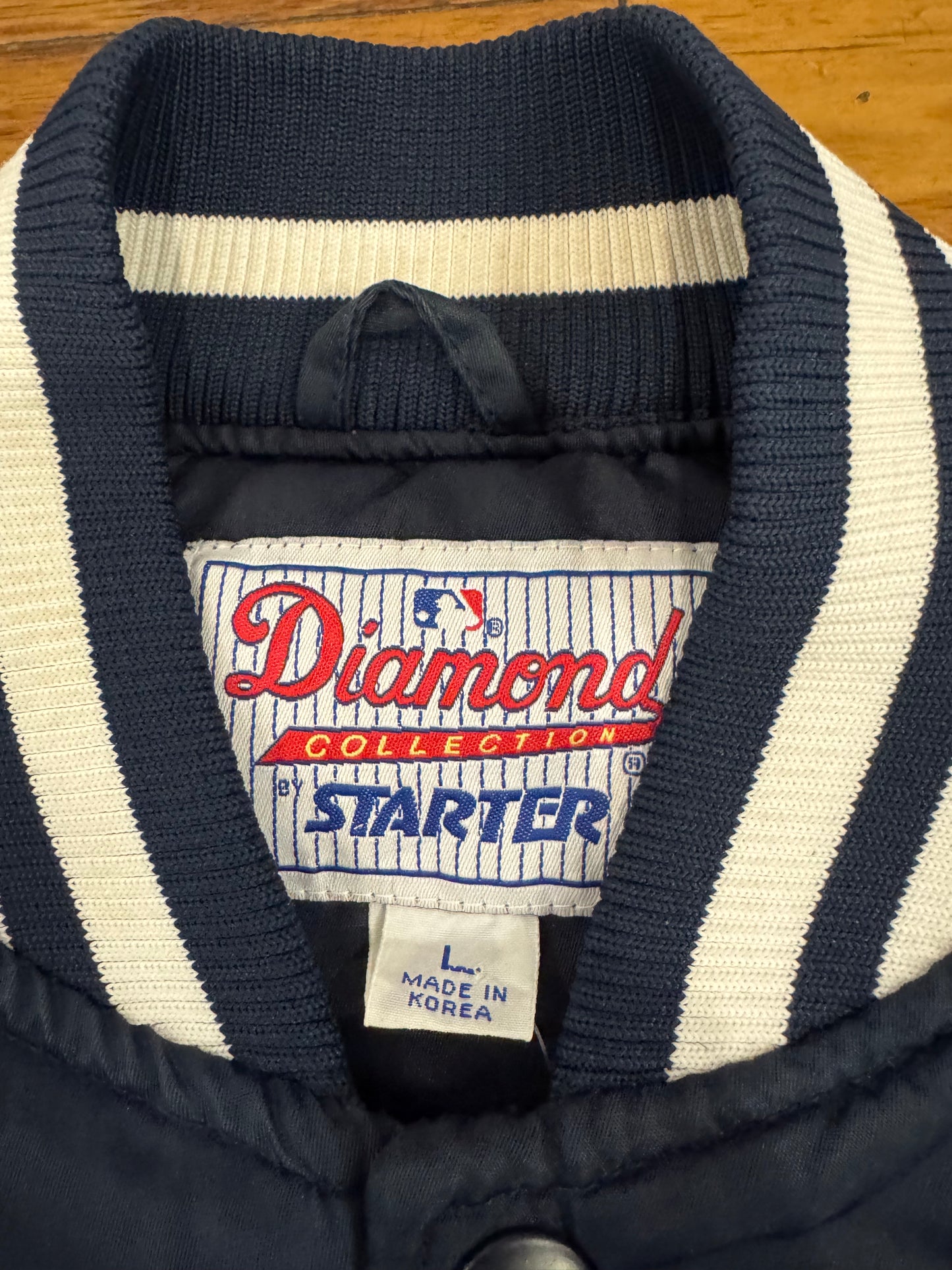 90s New York Yankees Starter Satin Jacket (L)