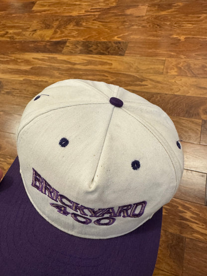 90s Brickyard 400 Winston Hat Two Toned Nascar Hat (OS)