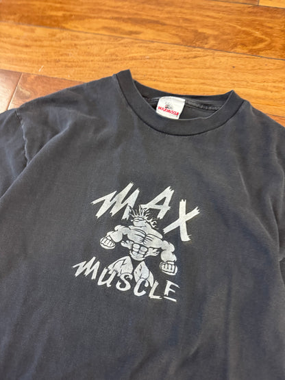 00s Max Muscle Cartoon Tee (L)