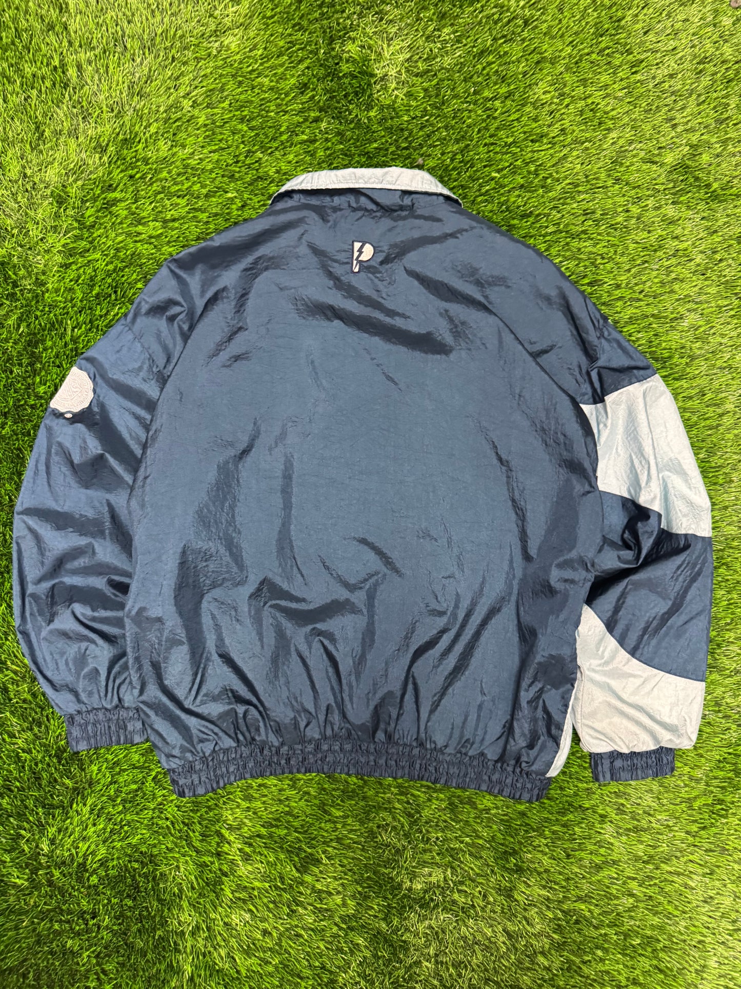 90s University of North Carolina (UNC) Striped Pro Player Windbreaker (M)