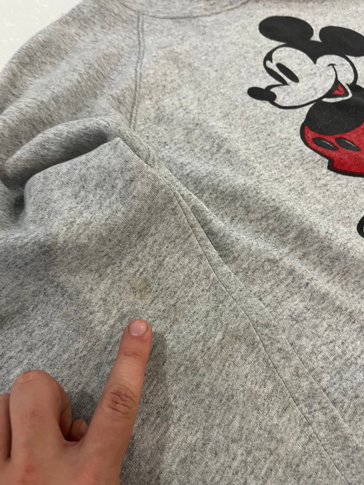 80s Mickey Mouse Disney Santee Grey Crewneck (XL)