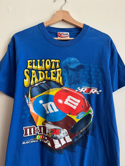 00s Nascar M&M's Elliot Sadler Blue Tee (M)