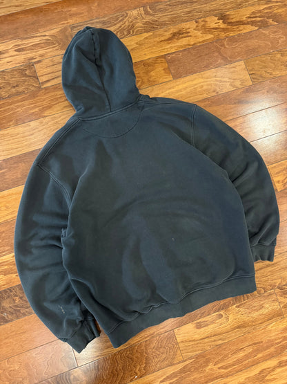 00s Nike Big Swoosh Black Vintage Hoodie (XL)