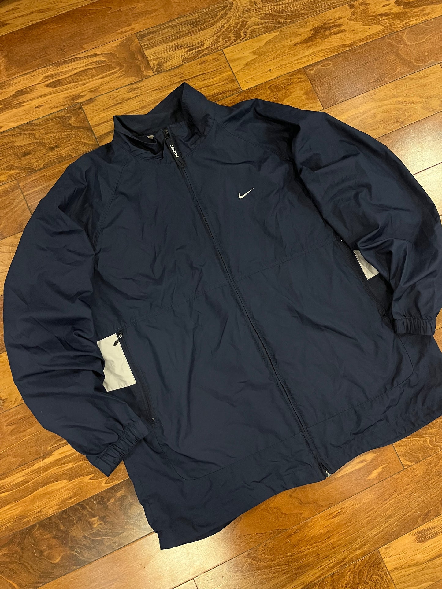 00s Nike Essential Navy SO Windbreaker (L)