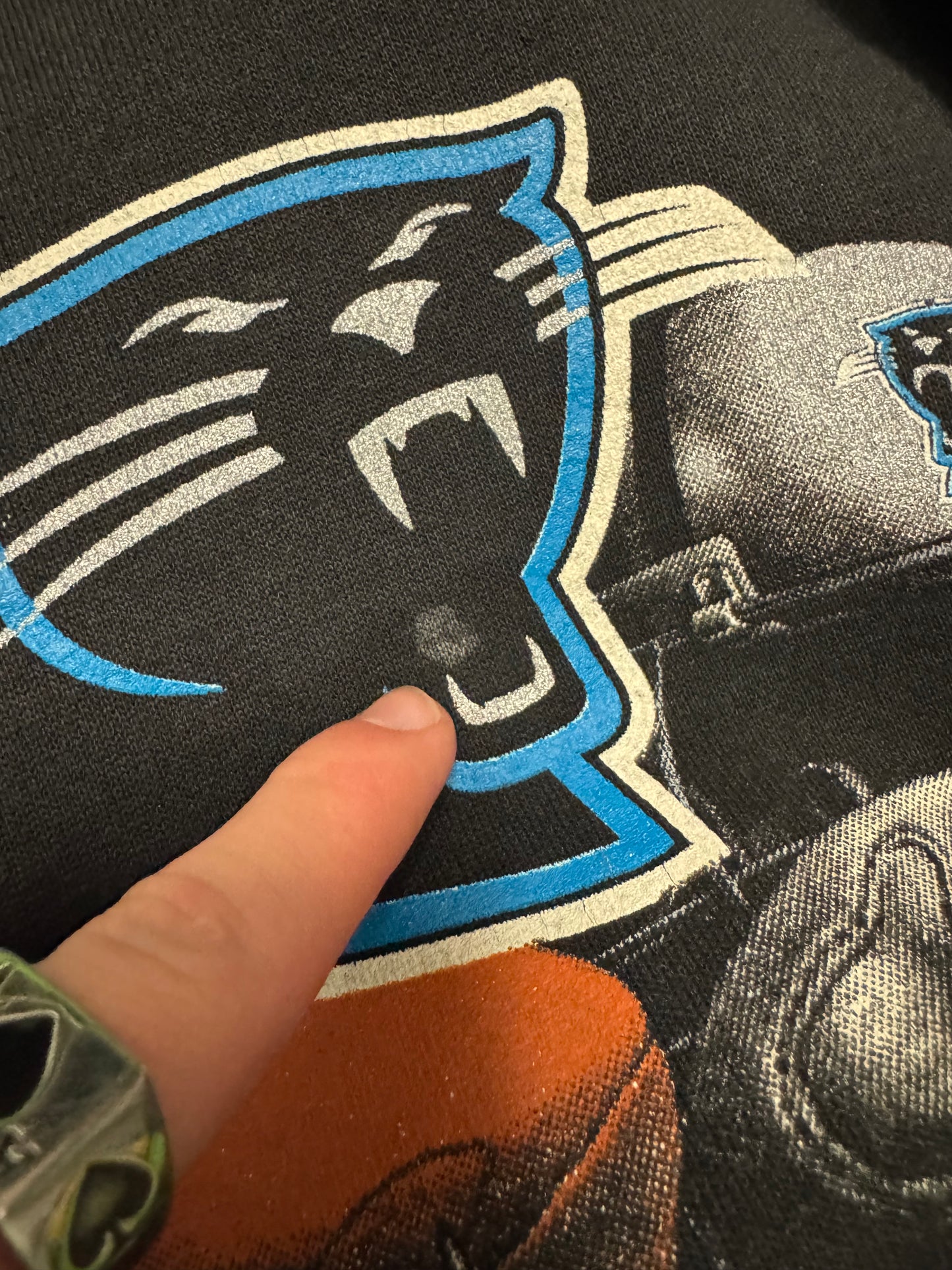 1993 Carolina Panthers Nutmeg Crewneck (XL)