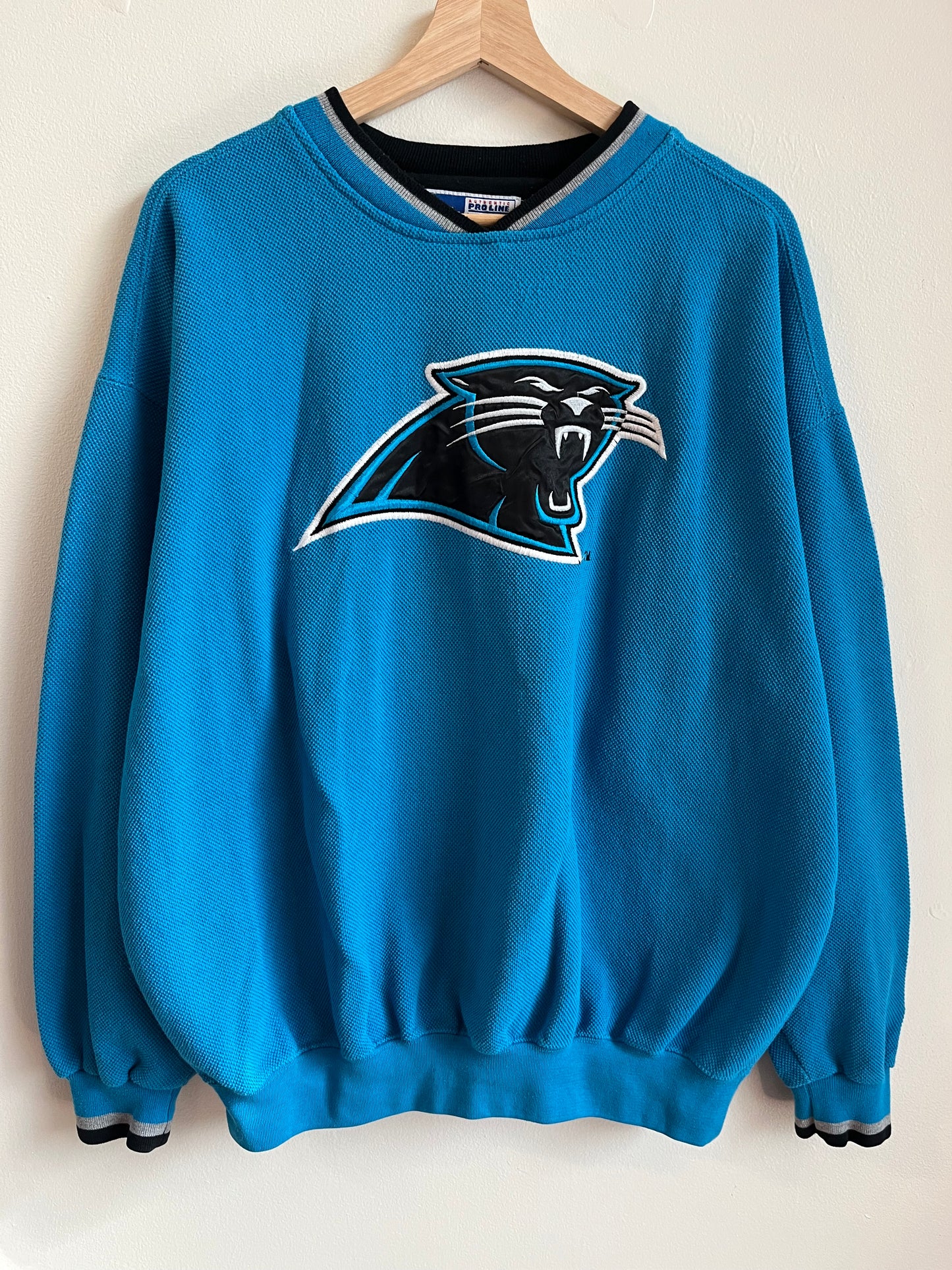 90s Carolina Panthers Blue Starter Crewneck (L)