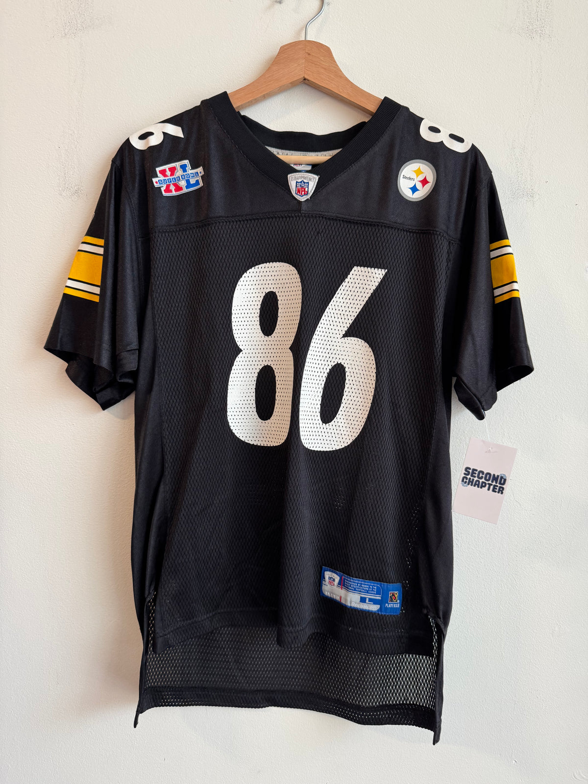 00s Pittsburgh Steelers Super Bowl XL Hines Ward Jersey (Youth L)