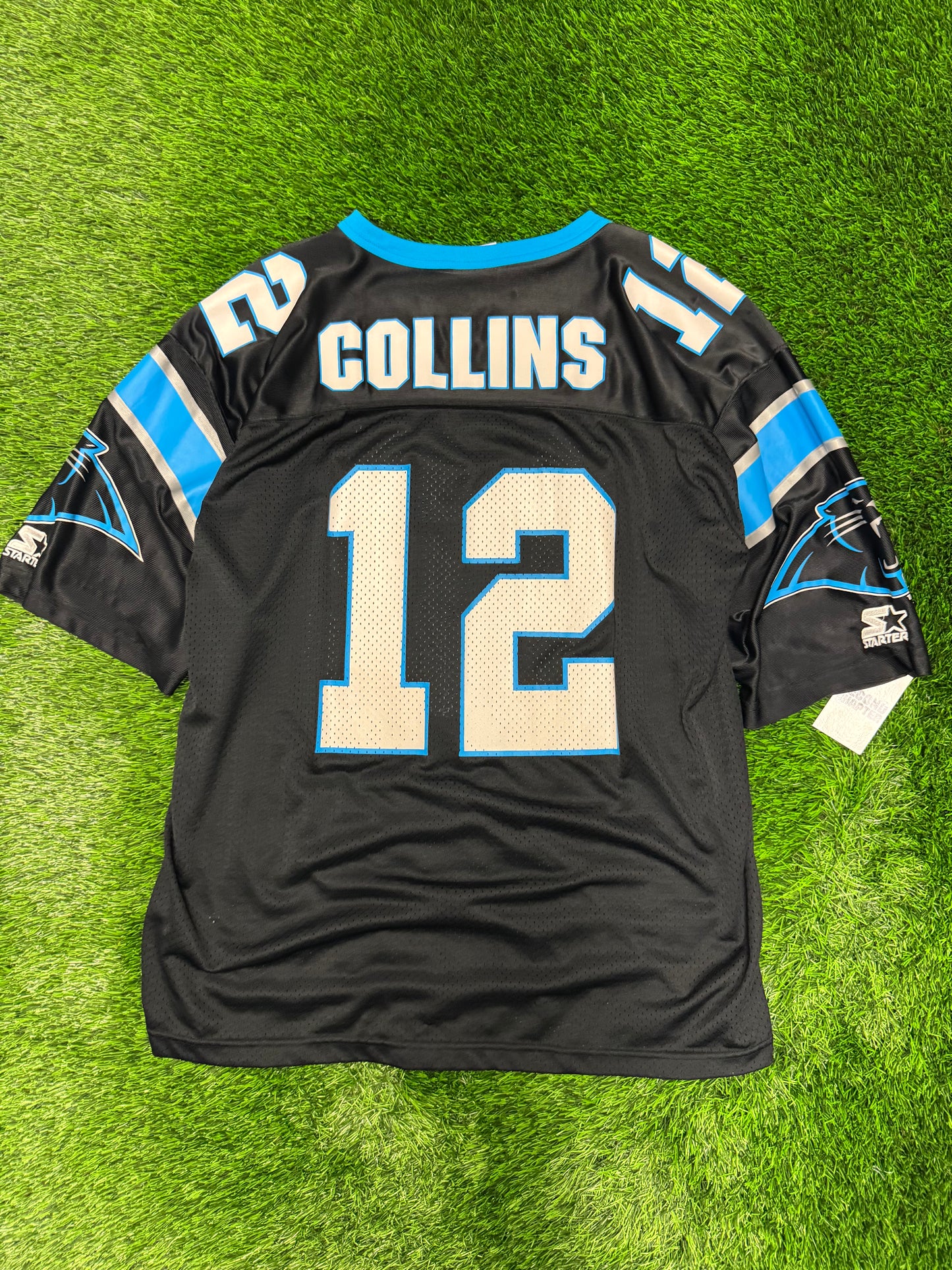 1995 Carolina Panthers Kerry Collins #12 Starter Jersey (XL)