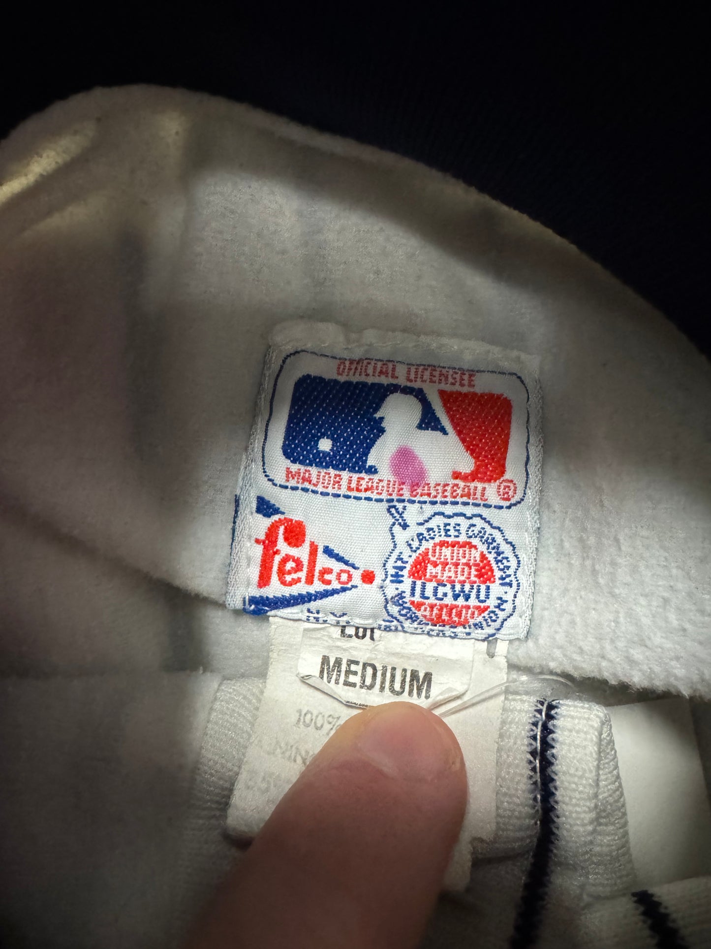 80s Chicago White Sox Vintage Pinstripe Coach Jacket (M)