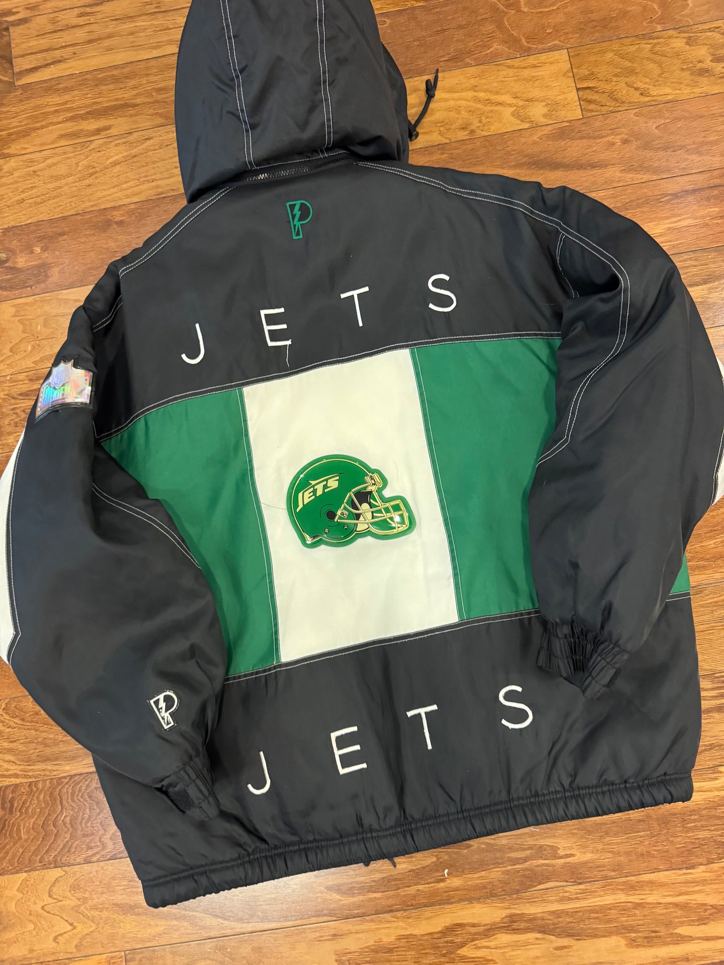 90s New York Jets Vintage Pro Player NFL Puffer Jacket (XL)