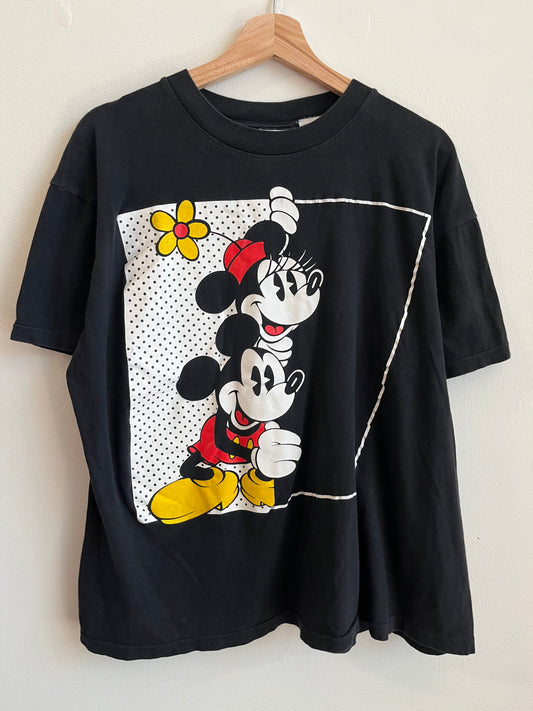 80s Disney Mickey & Minnie Tee (L)